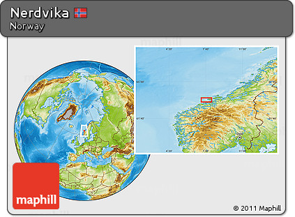 Physical Location Map of Nerdvika