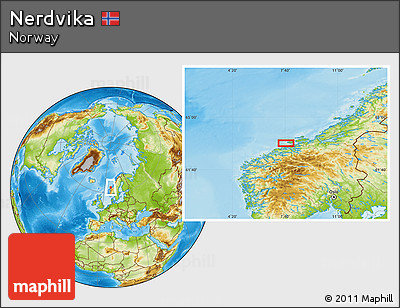 Physical Location Map of Nerdvika
