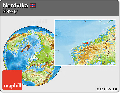 Physical Location Map of Nerdvika