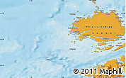 Political Map of the area around 63° 21' 9" N, 7° 43' 29" E