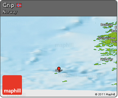 Physical Panoramic Map of Grip