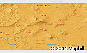 Political 3D Map of the area around 63° 41' 4" N, 104° 37' 30" E