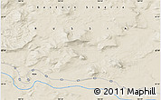 Shaded Relief Map of the area around 63° 41' 4" N, 104° 37' 30" E