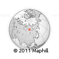 Outline Map of the Area around 63° 41' 4" N, 104° 37' 30" E, rectangular outline
