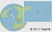 Savanna Style Location Map of the area around 63° 41' 4" N, 10° 58' 29" W