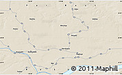 Shaded Relief Map of the area around 63° 41' 4" N, 119° 4' 29" E