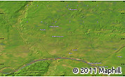 Satellite Map of the area around 63° 41' 4" N, 119° 55' 30" E