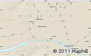 Shaded Relief Map of the area around 63° 41' 4" N, 119° 55' 30" E