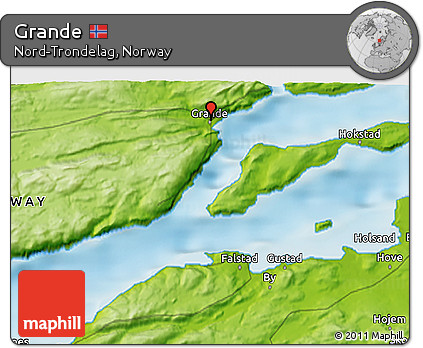 Physical 3D Map of Grande