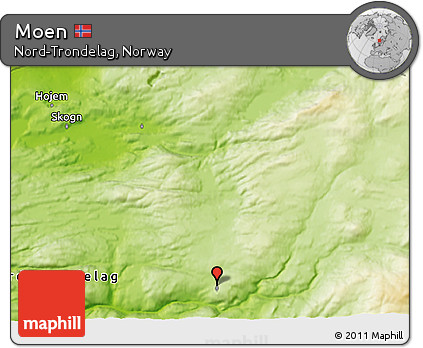 Physical 3D Map of Moen