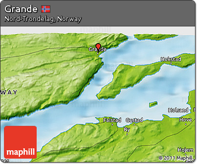 Physical 3D Map of Grande