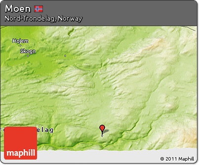 Physical 3D Map of Moen