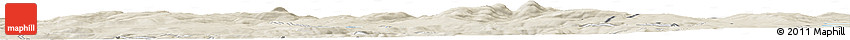 Shaded Relief Horizon Map of the Area around 63° 41' 4" N, 11° 58' 29" E