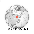 Outline Map of the Area around 63° 41' 4" N, 125° 52' 30" E, rectangular outline