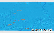 Political 3D Map of the area around 63° 41' 4" N, 126° 43' 29" E