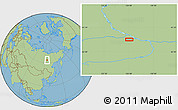 Savanna Style Location Map of the area around 63° 41' 4" N, 126° 43' 29" E