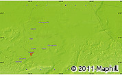 Physical Map of the area around 63° 41' 4" N, 126° 43' 29" E
