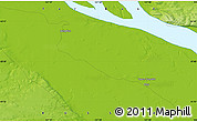 Physical Map of the area around 63° 41' 4" N, 127° 34' 30" E
