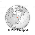 Outline Map of the Area around 63° 41' 4" N, 132° 40' 30" E, rectangular outline