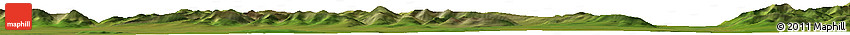 Satellite Horizon Map of the Area around 63° 41' 4" N, 133° 31' 30" E