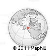 Outline Map of the Area around 63° 41' 4" N, 133° 22' 30" W, rectangular outline