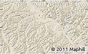 Shaded Relief Map of the area around 63° 41' 4" N, 136° 4' 29" E