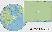 Savanna Style Location Map of Delyankir