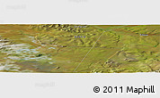 Satellite Panoramic Map of Delyankir