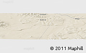 Shaded Relief Panoramic Map of Delyankir