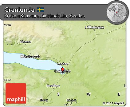 Physical Map of Granlunda