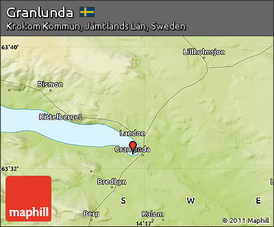 Physical Map of Granlunda