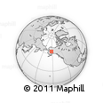 Outline Map of the Area around 63° 41' 4" N, 152° 55' 30" W, rectangular outline