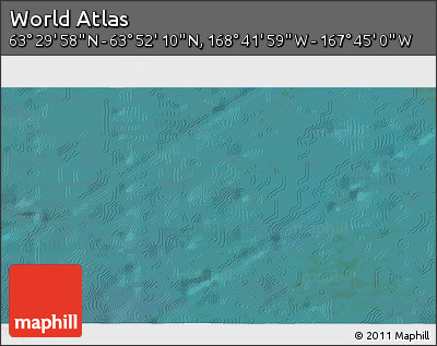 Satellite 3D Map of the Area around 63° 41' 4" N, 168° 13' 29" W