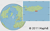 Savanna Style Location Map of the area around 63° 41' 4" N, 16° 55' 29" W