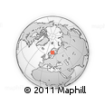 Outline Map of the Area around 63° 41' 4" N, 19° 37' 30" E, rectangular outline