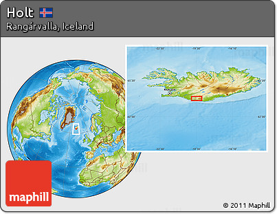 Physical Location Map of Holt