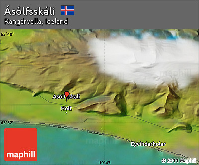 Satellite Map of Ásólfsskáli