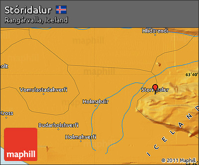Political Map of Stóridalur