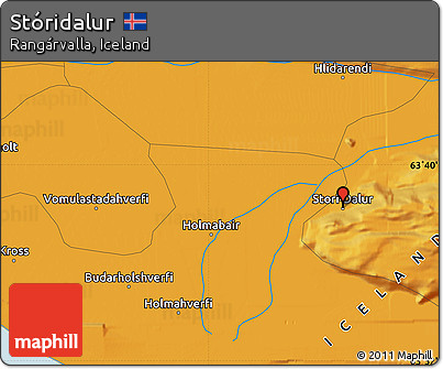 Political Map of Stóridalur