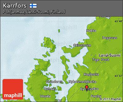 Physical Map of Kärrfors