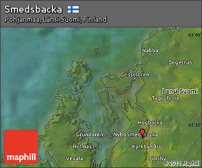 Satellite Map of Smedsbacka