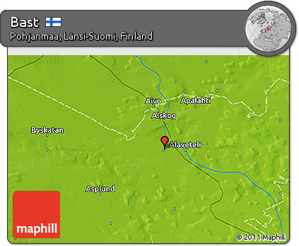 Physical 3D Map of Bast