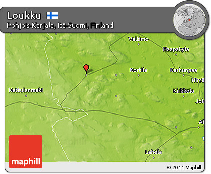 Physical 3D Map of Loukku