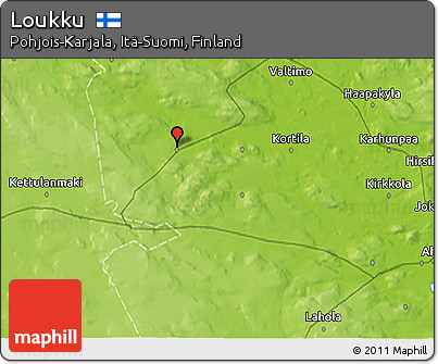 Physical 3D Map of Loukku