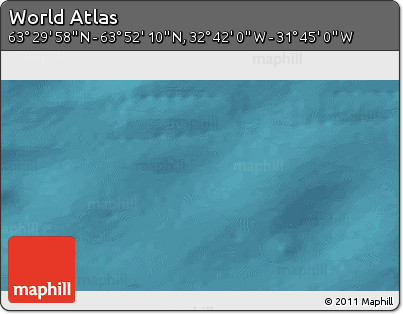 Satellite 3D Map of the Area around 63° 41' 4" N, 32° 13' 30" W