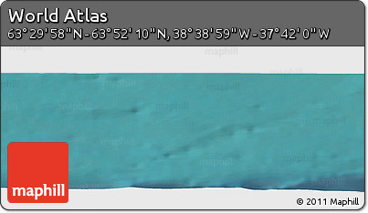 Satellite Panoramic Map of the Area around 63° 41' 4" N, 38° 10' 29" W