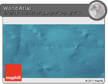Satellite 3D Map of the Area around 63° 41' 4" N, 4° 10' 30" W