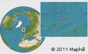 Satellite Location Map of the area around 63° 41' 4" N, 4° 10' 30" W