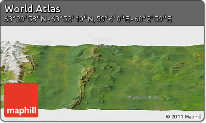Satellite Panoramic Map of the Area around 63° 41' 4" N, 59° 34' 30" E