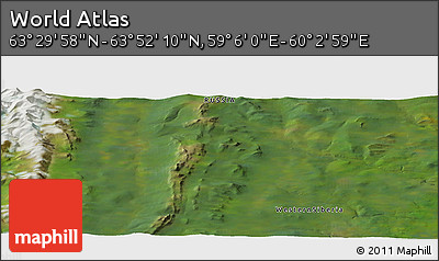 Satellite Panoramic Map of the Area around 63° 41' 4" N, 59° 34' 30" E